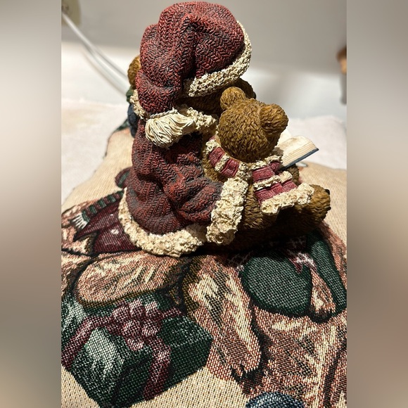 Duo Boyds Bears tapestry cushion and Boyds bears figurine - Picture 6 of 12